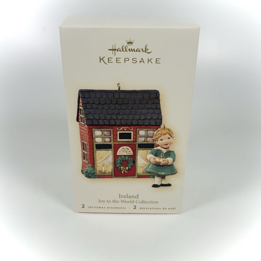 Hallmark Ireland Keepsake Ornaments 2007 Joy to the World Collection Set Irish